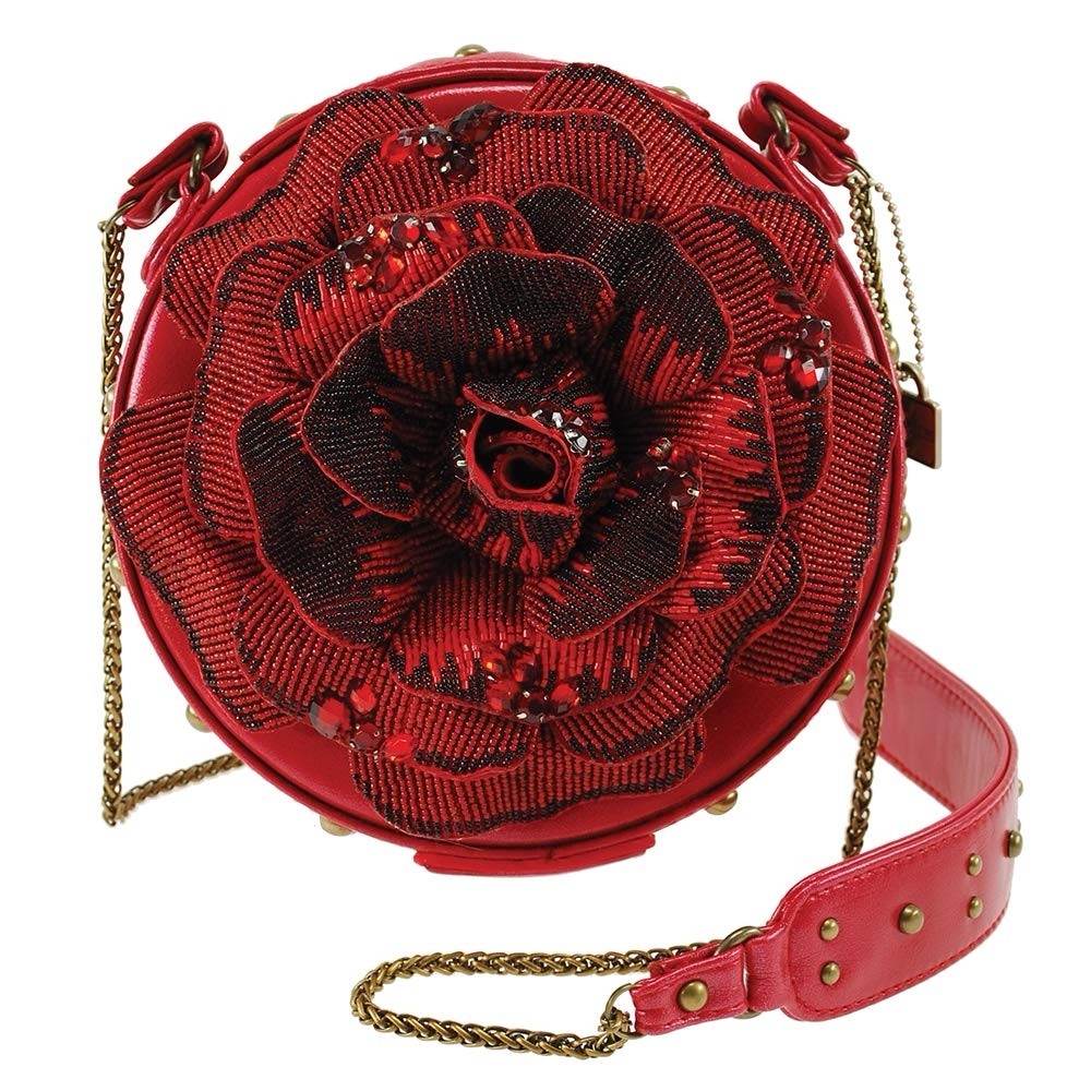 Mary Frances handmade rose Purse - Picture 3 of 6